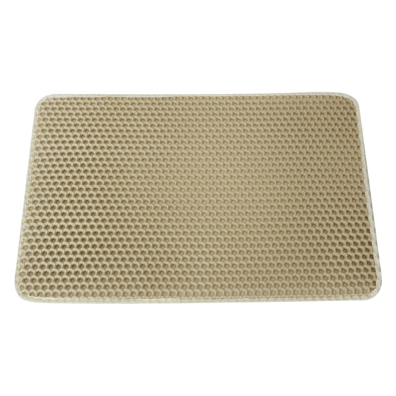 EVA Double-Layer Removable Cat Litter Mat - Washable Non-Slip Trapper