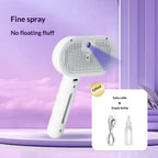 Cat Spray Grooming Comb - Misting Water Brush for Shedding & Coat Care