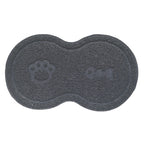 PVC Cat Litter Mat, Grey - Waterproof Non-Slip Litter Trapping Mat