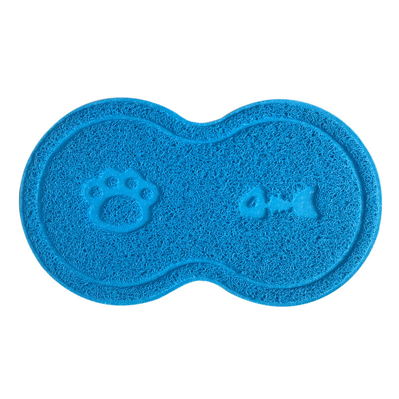 PVC Cat Litter Mat, Grey - Waterproof Non-Slip Litter Trapping Mat