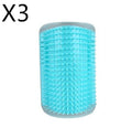 Cat Self-Grooming Corner Brush - Wall-Mounted Scratch & Groom Brush
