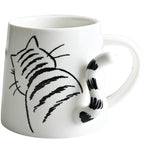 Japanese Style Cat Ceramic Mug - Cute Cartoon Coffee & Tea Cup