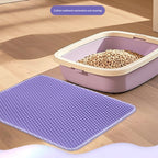 EVA Double-Layer Removable Cat Litter Mat - Washable Non-Slip Trapper