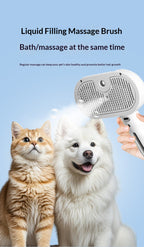Cat Spray Grooming Comb - Misting Water Brush for Shedding & Coat Care