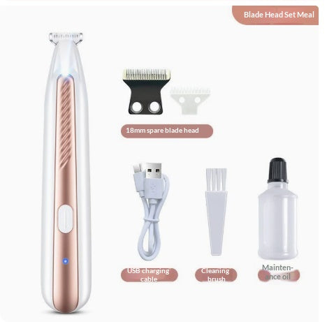 Waterproof Rechargeable Pet Hair Clipper For Cat Grooming
