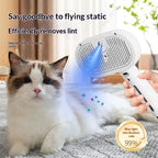 Cat Spray Grooming Comb - Misting Water Brush for Shedding & Coat Care