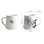 Japanese Style Cat Ceramic Mug - Cute Cartoon Coffee & Tea Cup