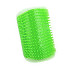 Cat Self-Grooming Corner Brush - Wall-Mounted Scratch & Groom Brush