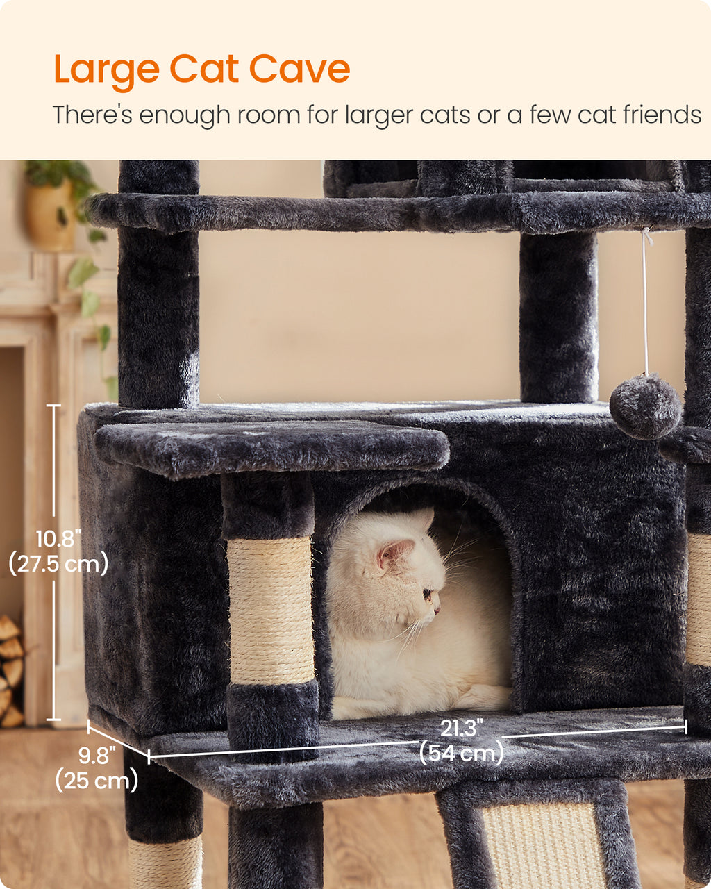 Premium Multi-Level Cat Tree | Multiple Platforms