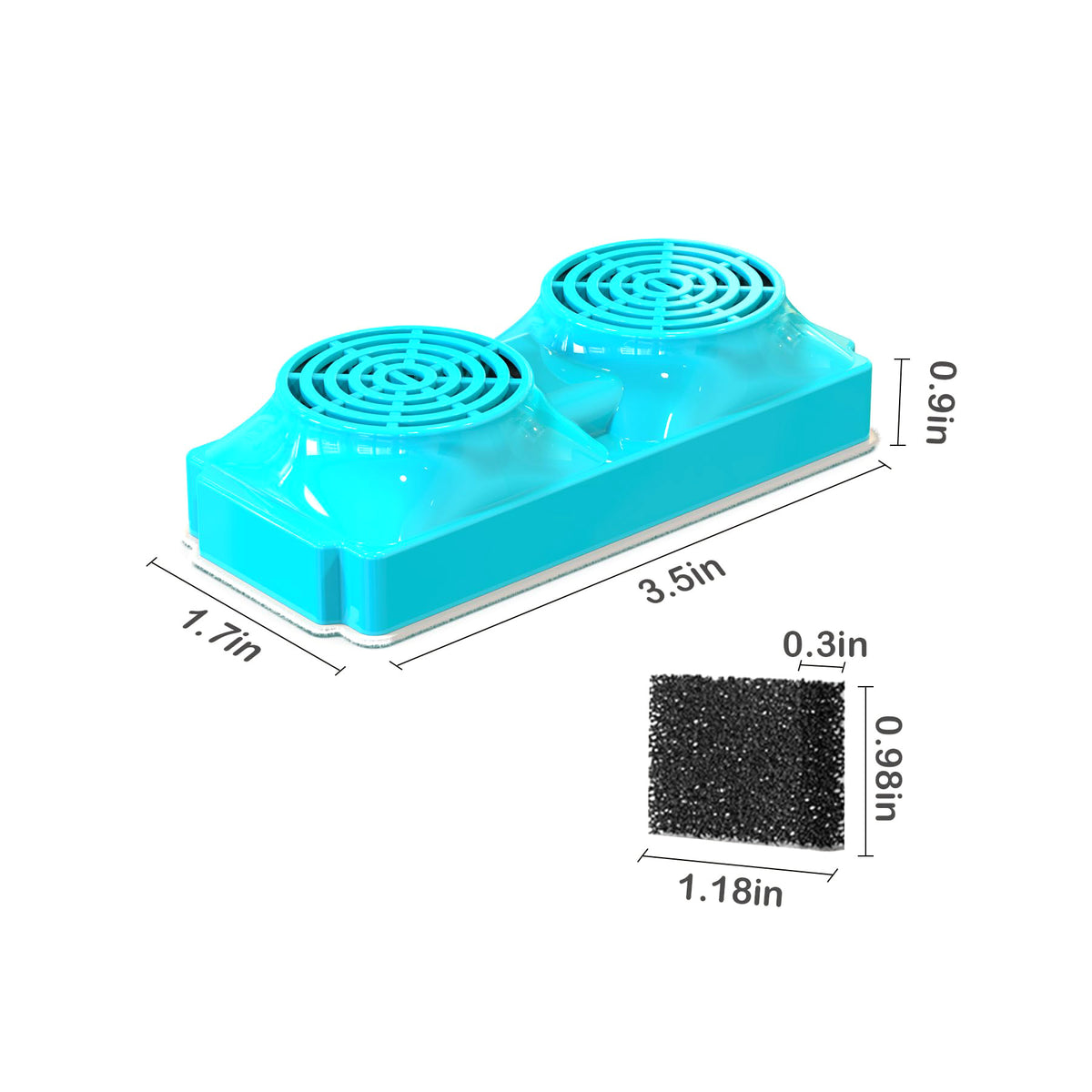 Replacement Filter Elements for Cat & Dog Water Fountains (Multi-Pack)