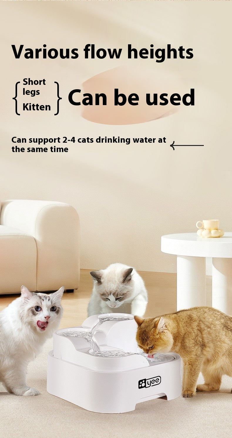 Cat Water Fountain Filter Circulating Flowing Live Water