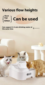 Cat Water Fountain Filter Circulating Flowing Live Water