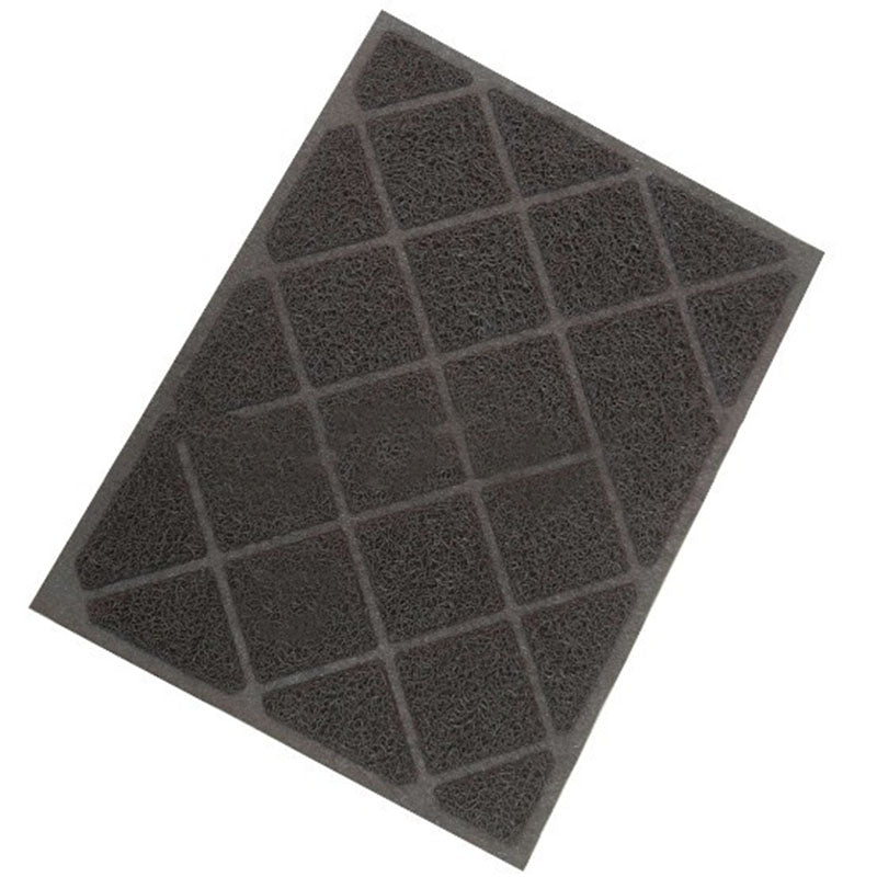 Minimalist PVC Cat Litter Mat - Waterproof Non-Slip Trapping Mat for Pet Households