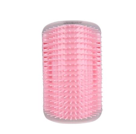 Cat Self-Grooming Corner Brush - Wall-Mounted Scratch & Groom Brush