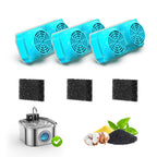 Replacement Filter Elements for Cat & Dog Water Fountains (Multi-Pack)