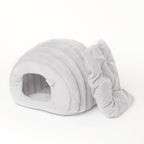 Winter Warm Cat Nest Cave Bed - Plush Enclosed House for Cold Weather