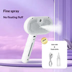 Cat Spray Grooming Comb - Misting Water Brush for Shedding & Coat Care