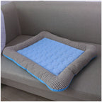 Summer Cooling Ice Silk Pet Mat - Cool Sleeping Mat for Cats & Dogs