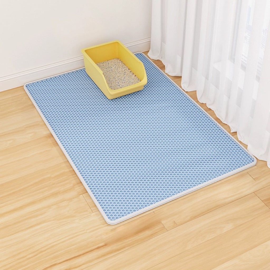 EVA Double-Layer Removable Cat Litter Mat - Washable Non-Slip Trapper