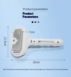 Cat Spray Grooming Comb - Misting Water Brush for Shedding & Coat Care