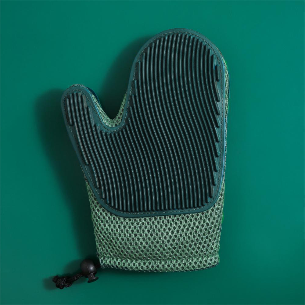 Cat Hair Glove Pet Fur Remover Glove Dog Grooming Glove Brush For Shedding Pet Hair Remover Mitt Cleaner Grooming Glove