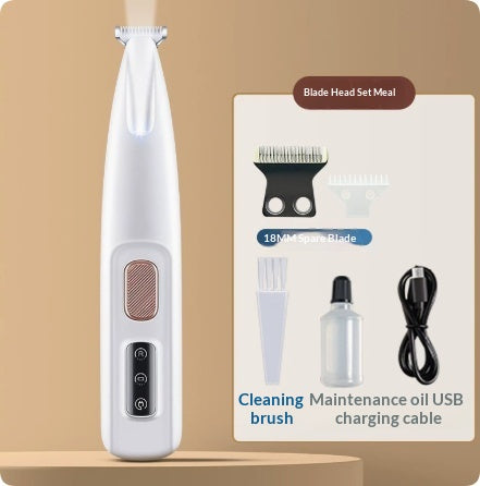Waterproof Rechargeable Pet Hair Clipper For Cat Grooming