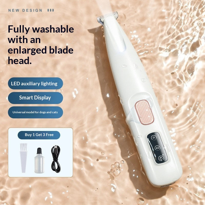 Waterproof Rechargeable Pet Hair Clipper For Cat Grooming