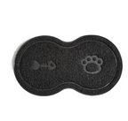 PVC Cat Litter Mat, Grey - Waterproof Non-Slip Litter Trapping Mat