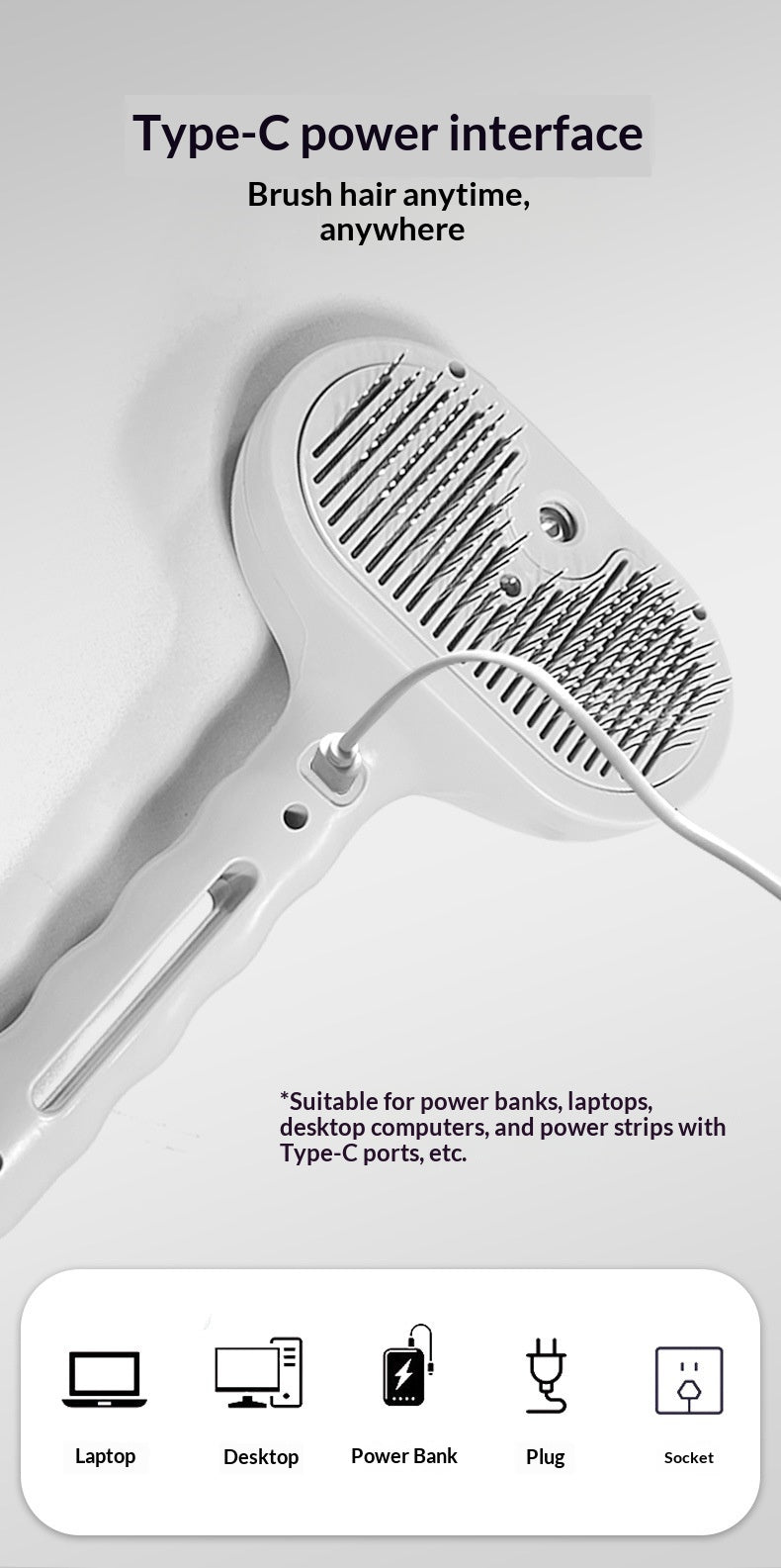 Cat Spray Grooming Comb - Misting Water Brush for Shedding & Coat Care