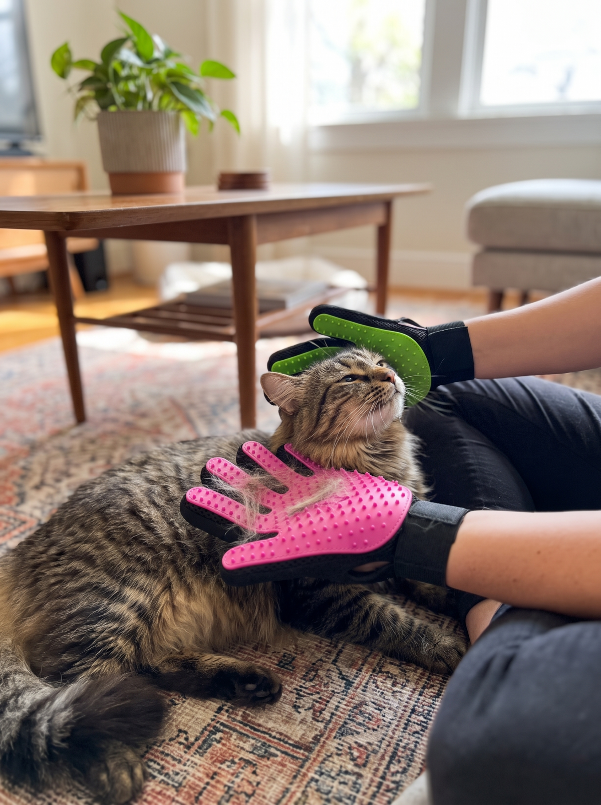 Cat Grooming Glove (2 Pack) lifestyle image 3